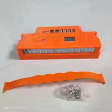 Multi functional mobile power bank with USB fast charging battery 12V20A, equipped with LED lights and digital display screen