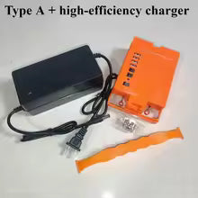 Multi functional mobile power bank with USB fast charging battery 12V20A, equipped with LED lights and digital display screen