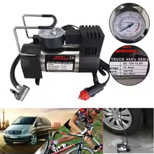 48-96V Portable Air Compressor with Digital Gauge - Heavy Duty Pump,
